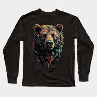 Boho bear Long Sleeve T-Shirt